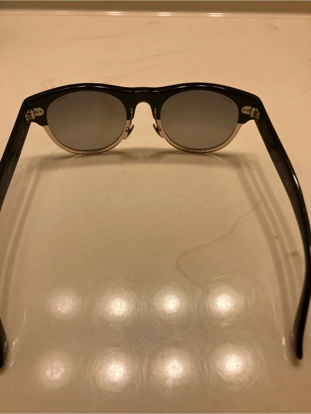 Gucci Black Sunglasses Arm with Model Engraving